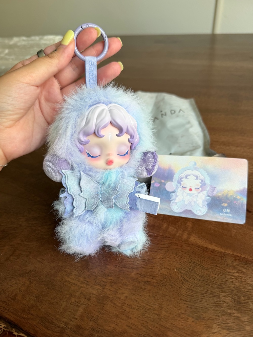 Authentic POP MART SKULLPANDA L'impressionnisme Series Plush Doll – Lightning 💜